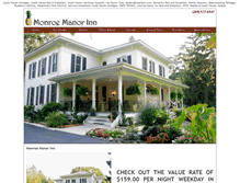 Tablet Screenshot of monroemanorinn.com